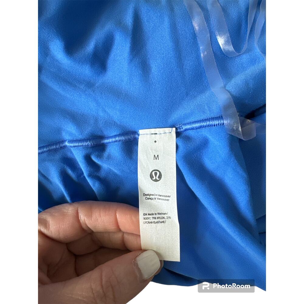 *NWT, Lululemon, Women, Mock-Neck Bodysuit, Royal Blue, Sz Medium - Picture 6 of 7